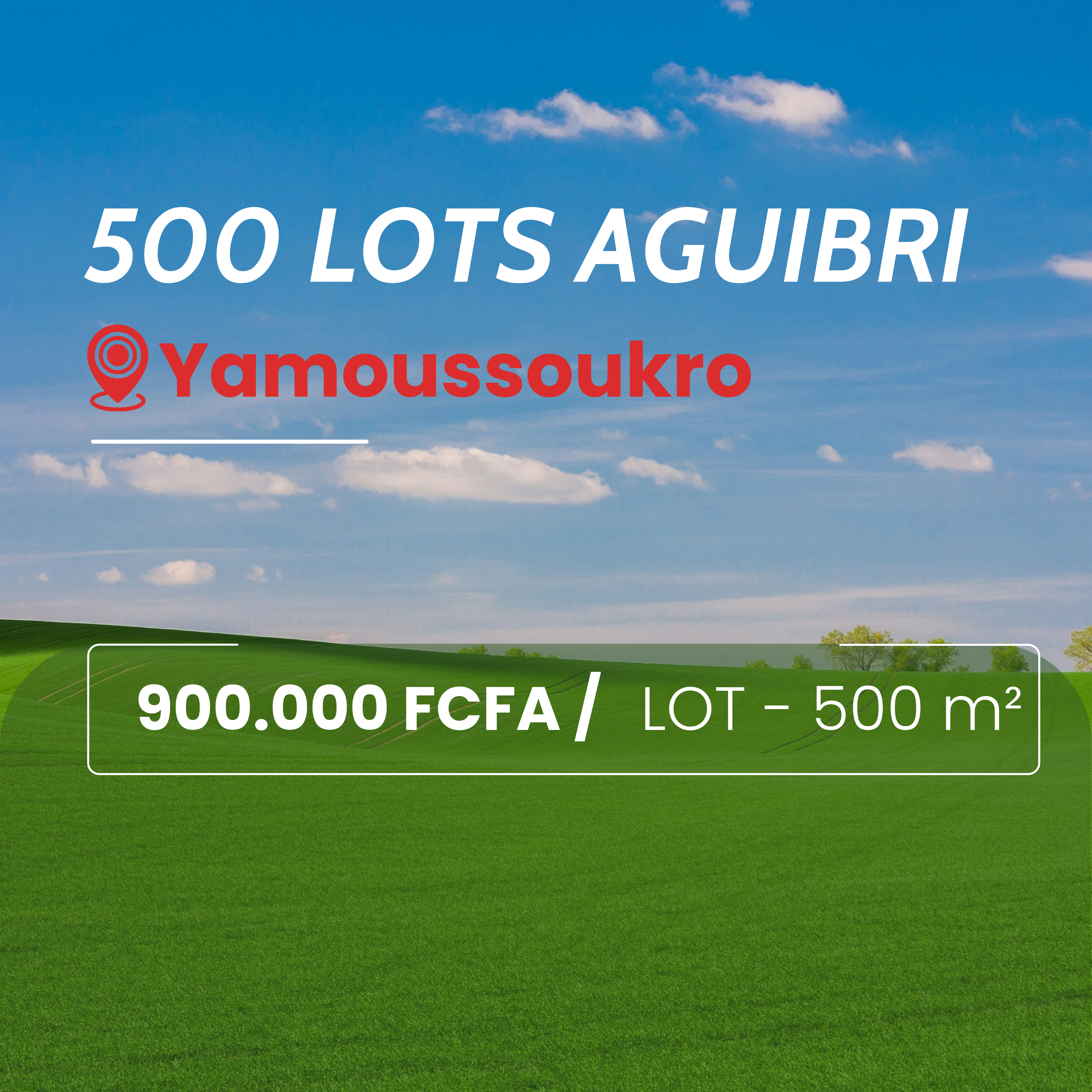 Terrains Yamoussoukro Aguibri