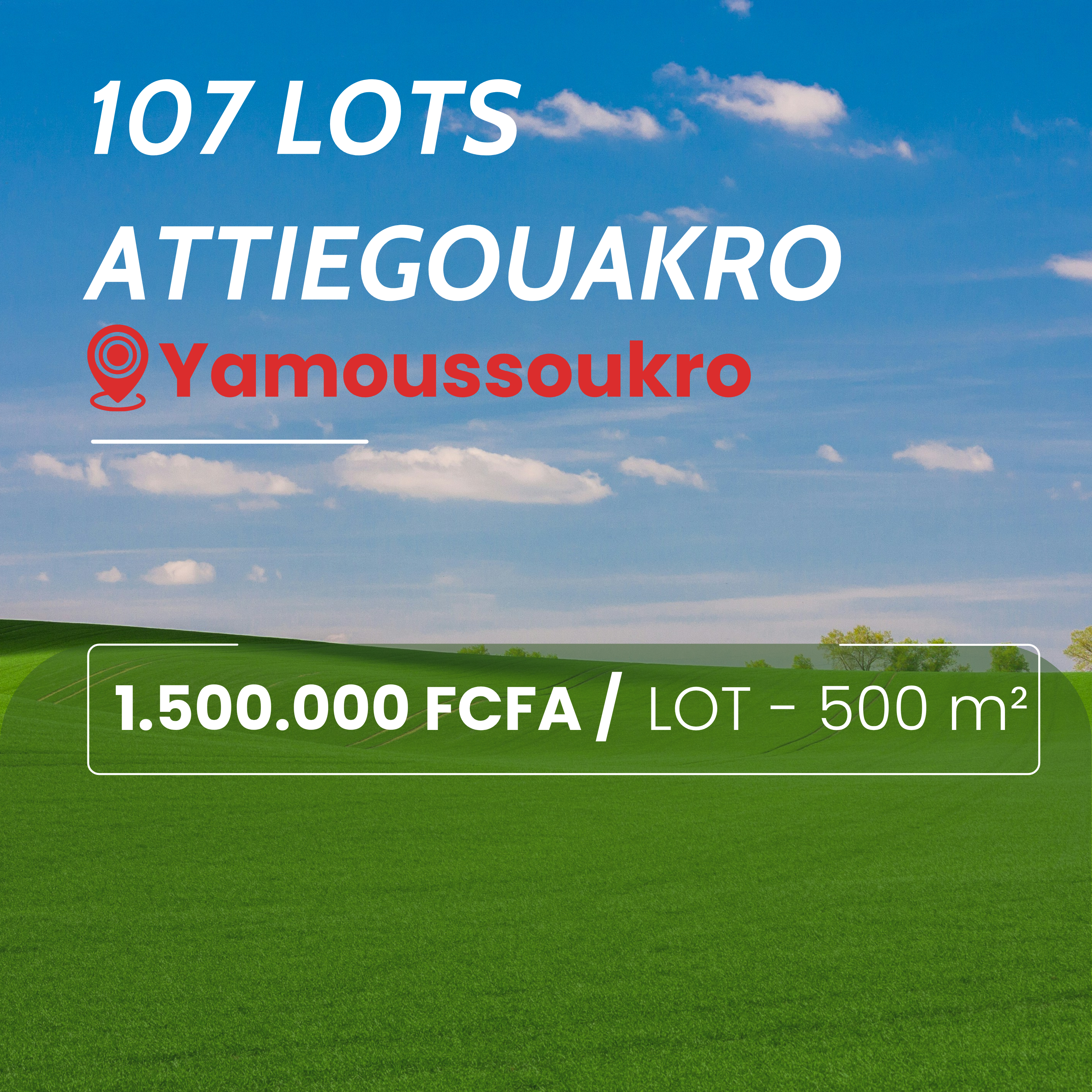 Terrains Attiégouakro Yamoussoukro