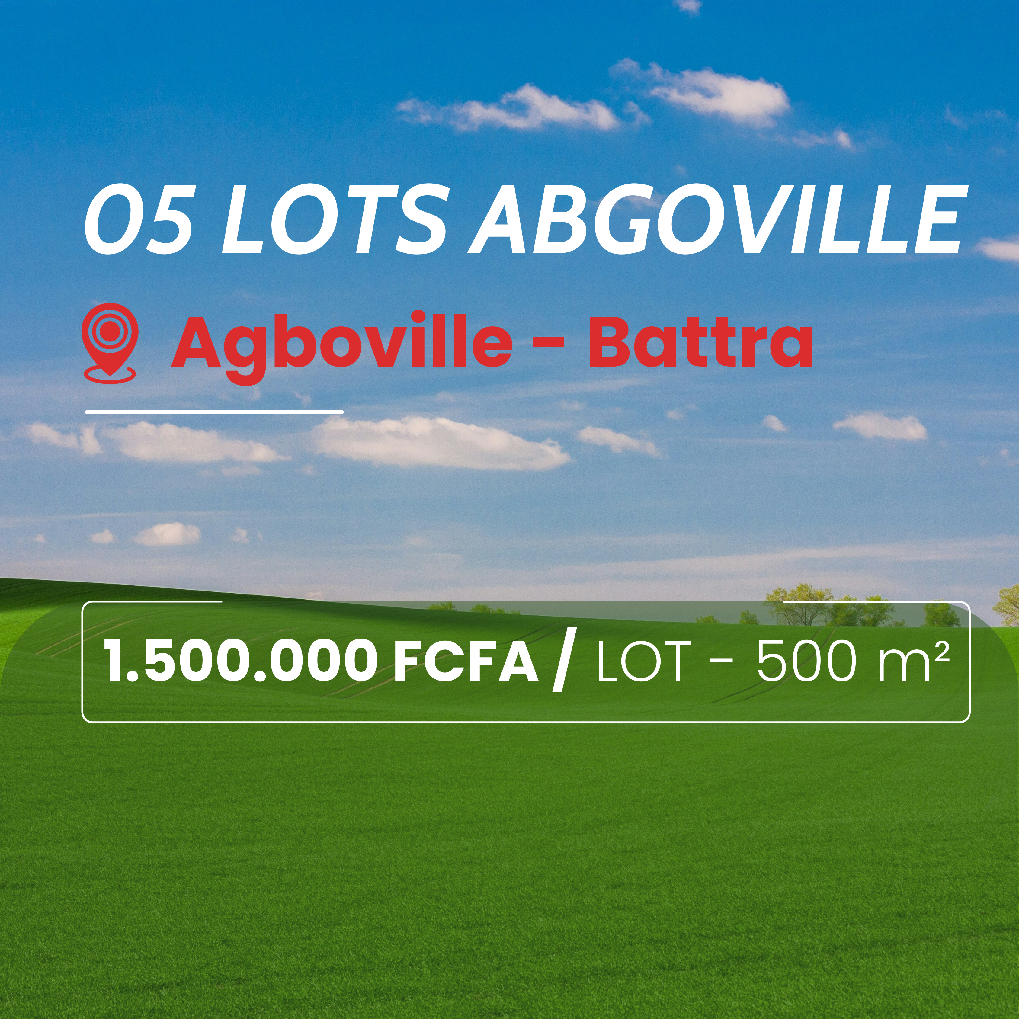 Terrains Agboville Battra